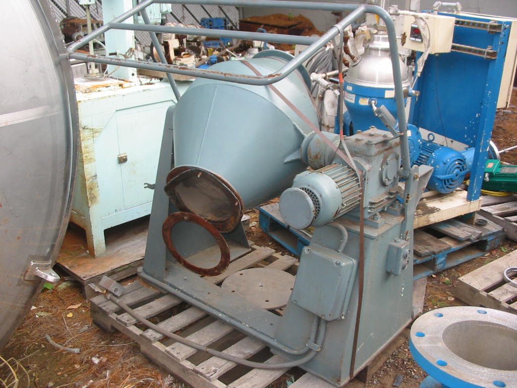3 Cu Ft Netzsch Double Cone Blender,S/S