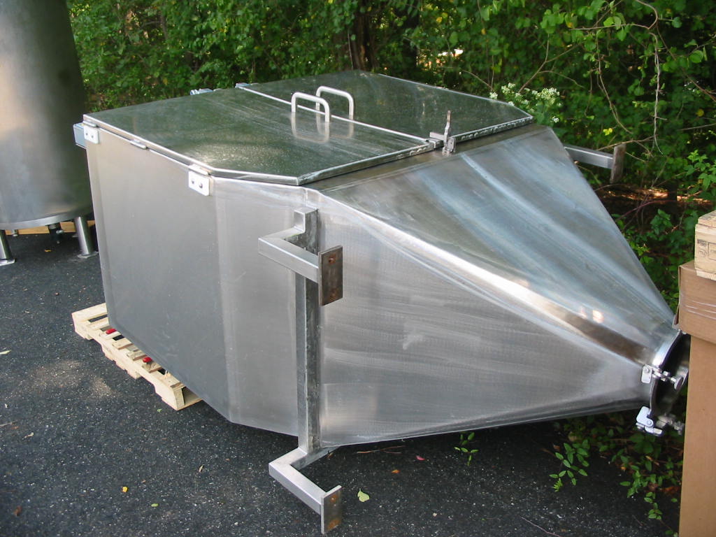 Bag Dump Station, Sanitary Stainless Steel