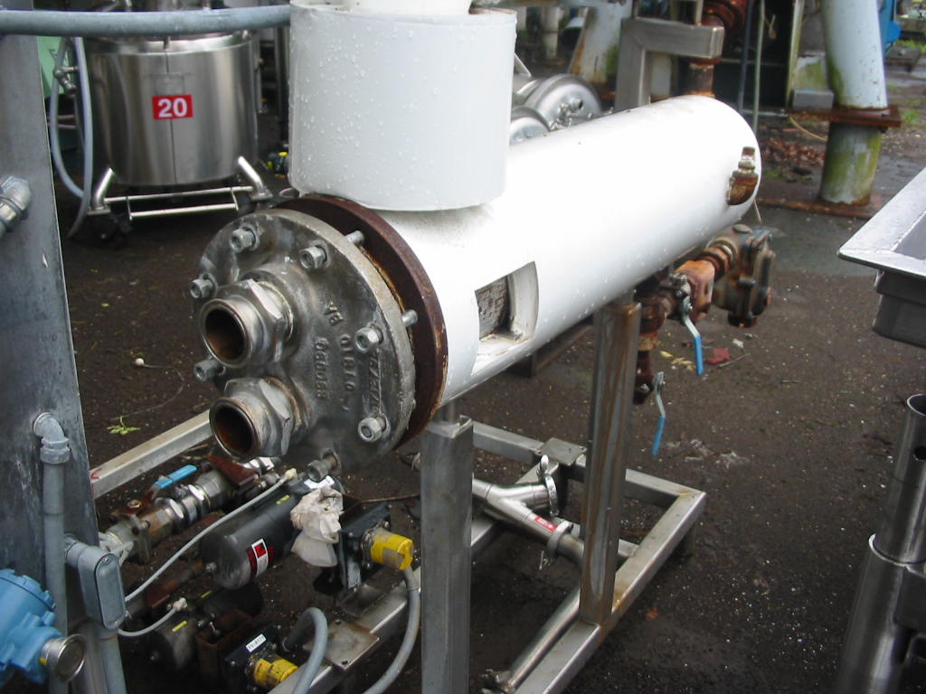 15 Sq. Ft. ITT Standard Shell & Tube Heat Exchanger, Brass  