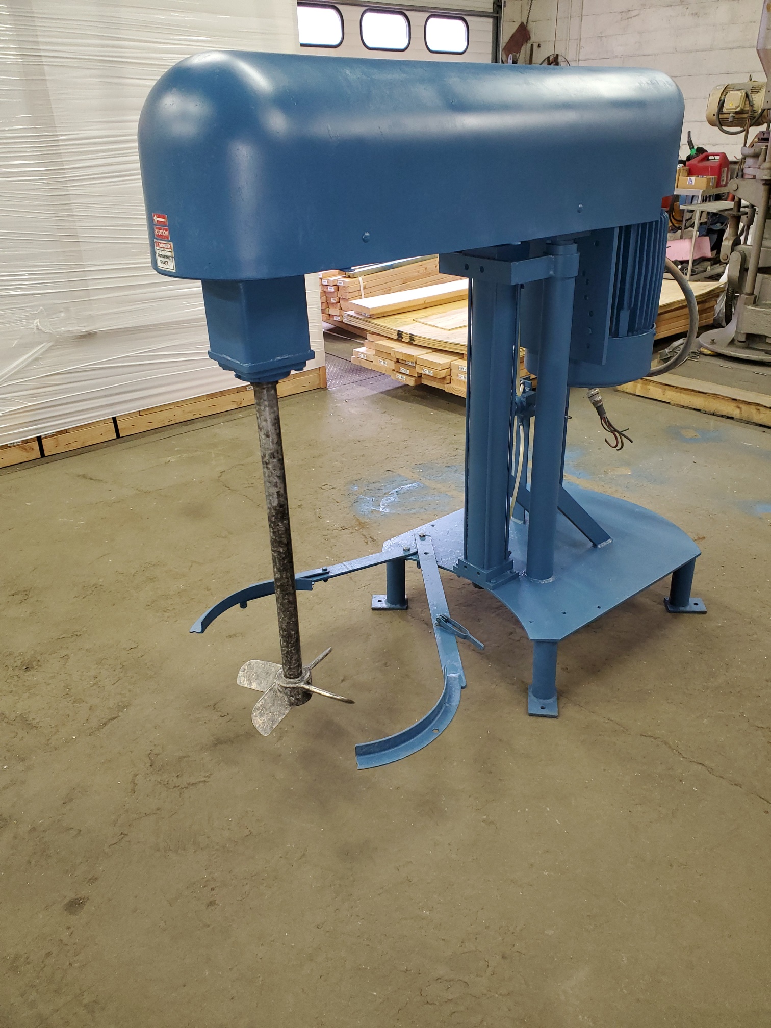 10 Hp. Shar Slow Speed Disperser, S/S 