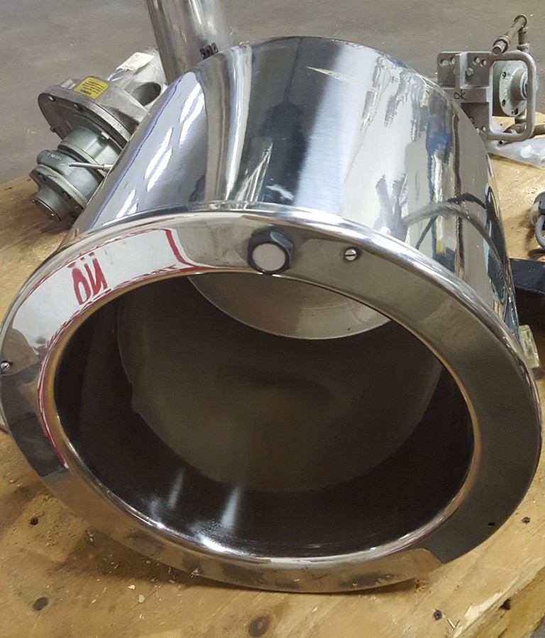 8 gallon Vertical Jacketed Open Top Tank, Sanitary S/S