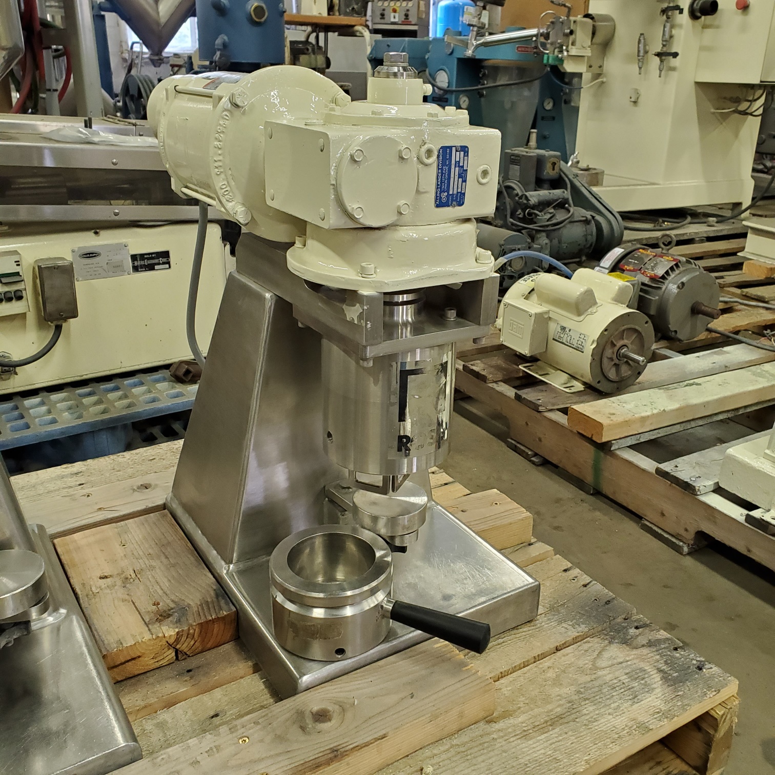 1/2 Pint Ross Vacuum, Jacketed Planetary Mixer, S/S